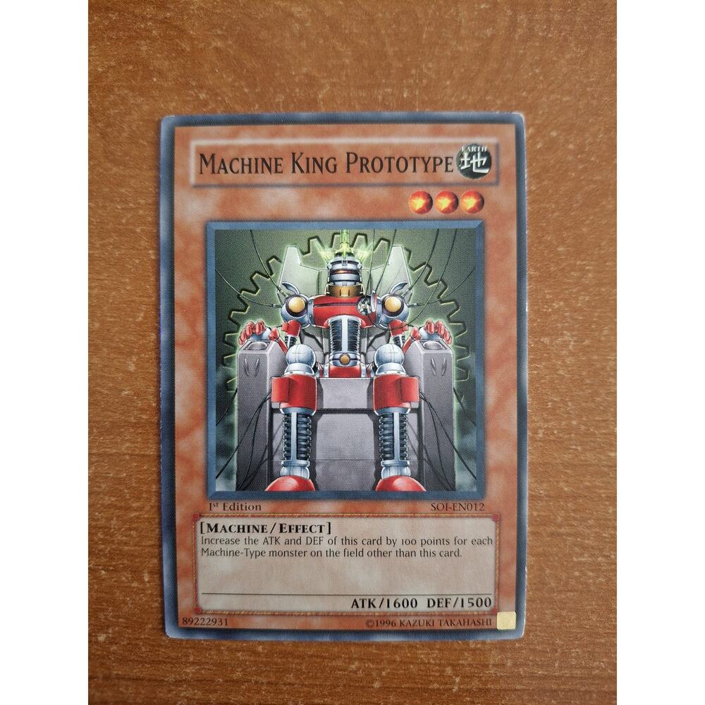 Classic Shadow of Infinity Machine King Prototype SOI-EN012 Yu-gi-oh Card
